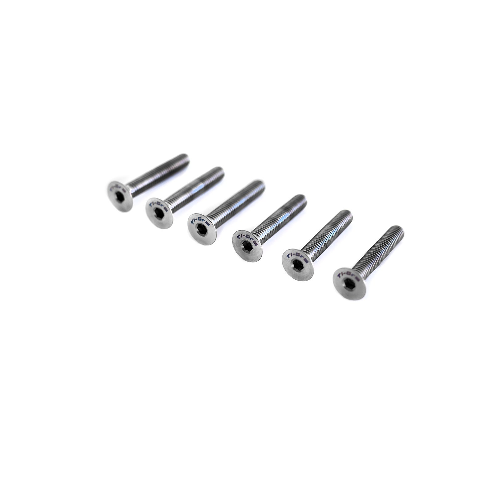 Ti-Gr5 Titanium Countersunk Steering Wheel Bolts - M5x30